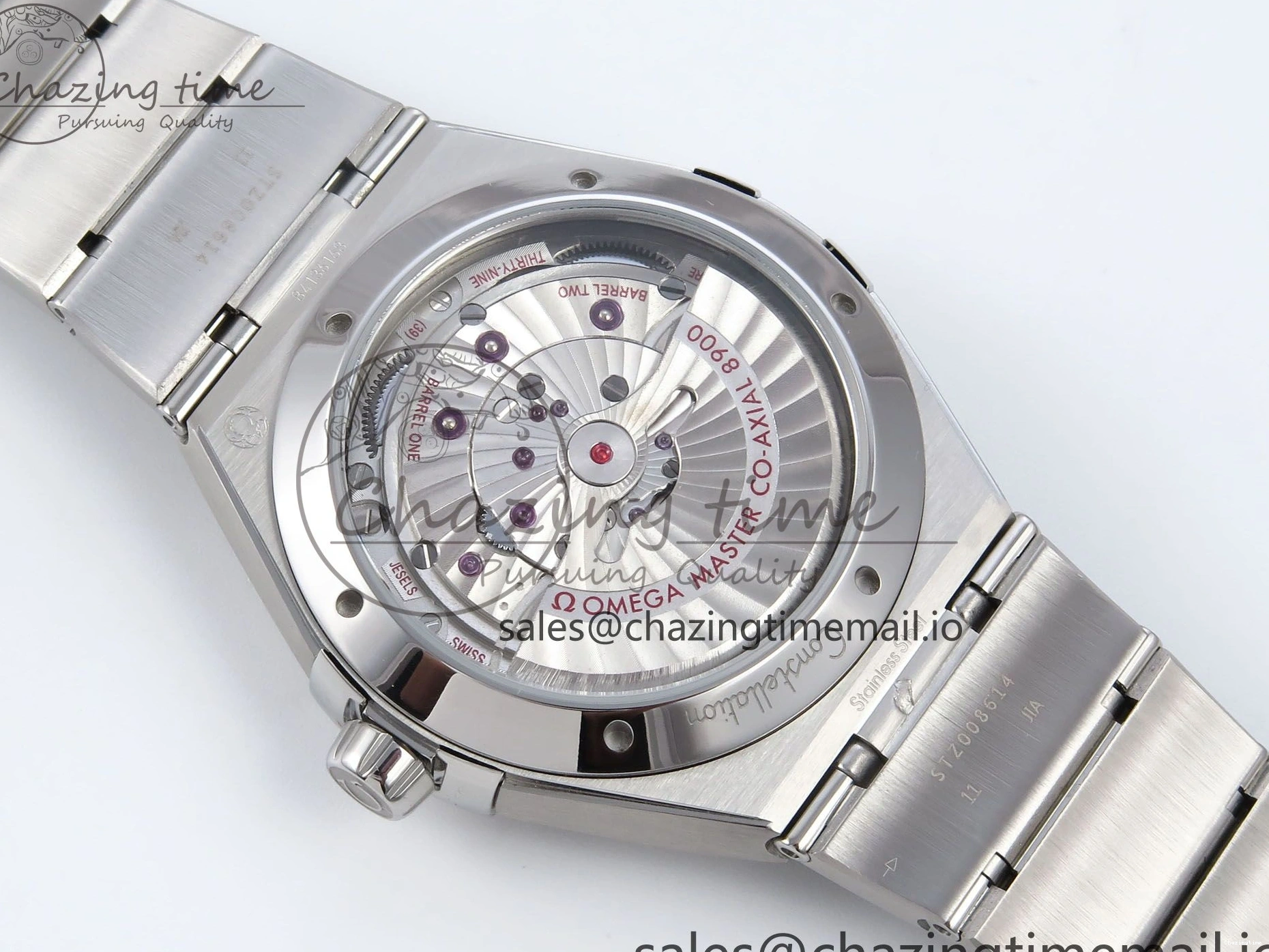 0214 Classic Constellation 41mm SS ASWF 1:1 Best Edition Green Dial on SS Bracelet A 7697